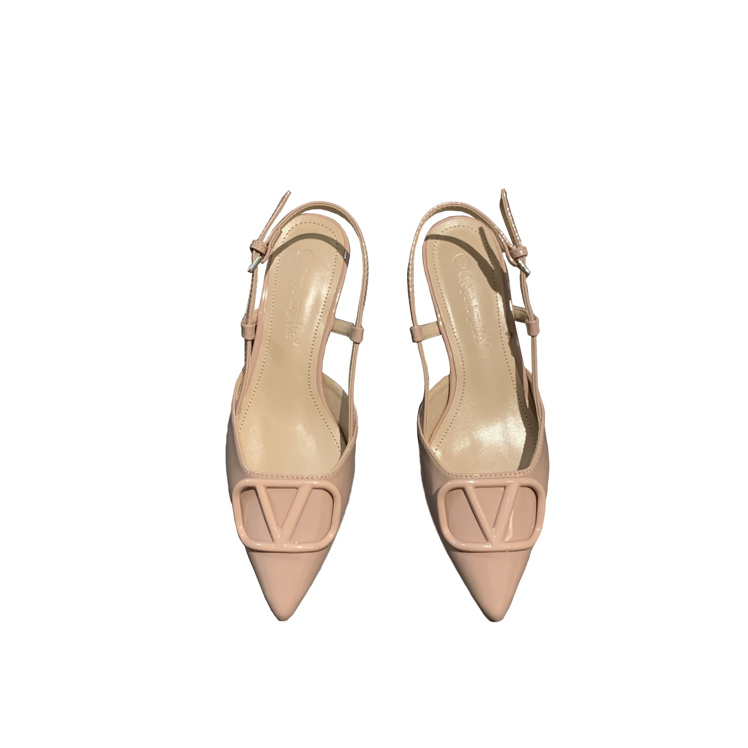 2023 New Style V-Strap Closed Toe Backless Sandals for Women Elegant Pointed Toe High Heel Shoes Commuter - Image 5